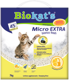 Biokat’s - Articolo per gatti - Micro Bianco Fresh Extra Lettiera in carbone attivo e gusci di noci di cocco 7kg