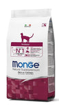 Monge - Alimento per gatti - Natural Superpremium Indoor POLLO/RISO 400gr
