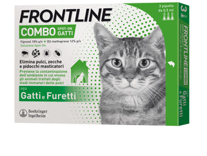 Frontline ‑ Articolo per gatti ‑ Combo Spot‑on Insetticida
