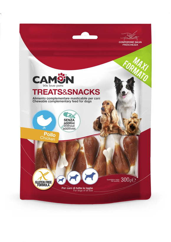 Camon - Articolo per cani - Chicken leg treats 300g