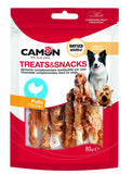 Camon - Articolo per cani - Stick masticabili al petto di pollo da 80gr
