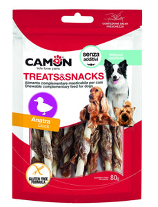 Camon - Articolo per cani - Stick masticabili al petto di anatra da 80gr