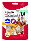 Camon - Alimento per cani - Bastoncini con patata dolce e pelle di salmone 80gr