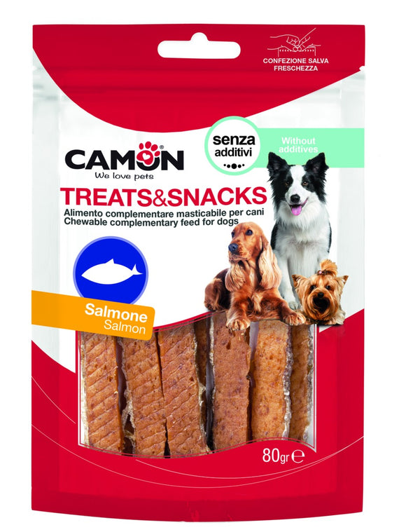 Camon - Alimento per cani - Barrette al salmone 80gr