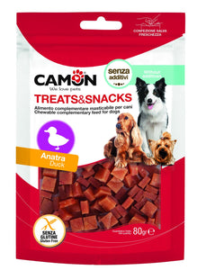 Camon - Alimento per cani - Dadini all'anatra da 80gr