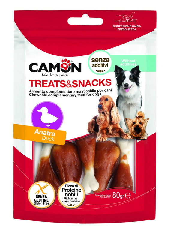 Camon - Alimento per cani - Coscia d'anatra da 80gr
