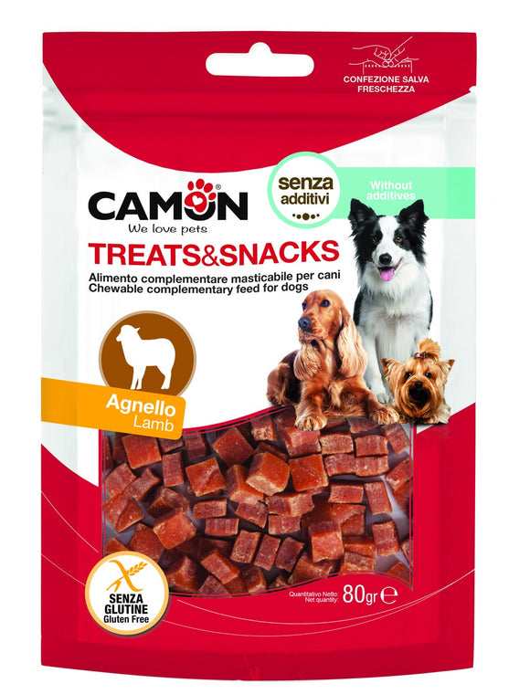 Camon - Alimento per cani - Dadini di agnello 80gr