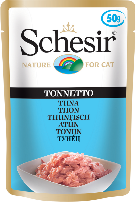 Schesir - Alimento per gatti - Tonnetto + gusti 50gr