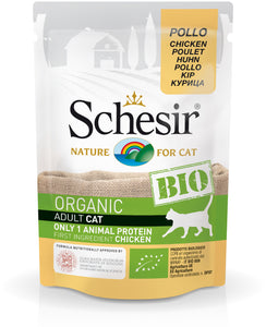 Schesir - Alimento per gatti - Pollo BIO 85gr
