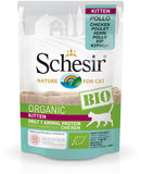 Schesir - Alimento per gatti - Kitten Pollo BIO 85gr