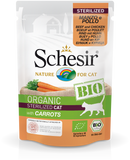 Schesir - Alimento per gatti - Sterilized Manzo e Pollo con Carote 85gr