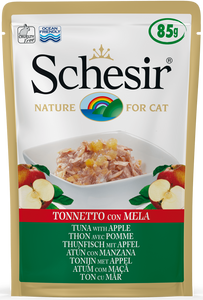 Schesir - Alimento per gatti - Tonnetto con Mela 85gr