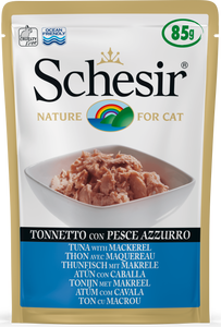 Schesir - Alimento per gatti - Tonnetto con Pesce Azzurro 85gr
