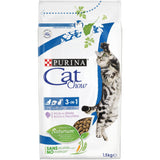 Purina - Alimento per gatti - CAT CHOW 3 IN 1 Crocchette ricco in Tacchino 1,5kg