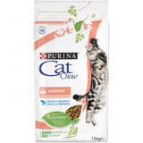 Purina - Alimento per gatti - CAT CHOW Sensitive Crocchette ricco in Salmone 1,5kg