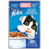 Purina - Alimento per gatti - Felix Le GHIOTTONERIE Doubly Delicious 100gr