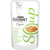 Purina - Alimento per gatti - GOURMET CRYSTAL SOUP Delicato +gusti 40gr