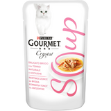 Purina - Alimento per gatti - GOURMET CRYSTAL SOUP Delicato +gusti 40gr