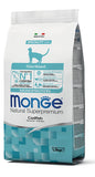 Monge - Alimento per gatti - Natural Superpremium Sterilized Monoprotein MERLUZZO 1,5kg