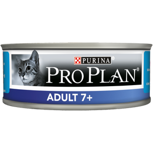 Purina - Alimento per gatti - Pro Plan Adult 7+ Mousse con Tonno 85gr