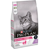 Purina - Alimento per gatti - Pro Plan Delicate Gatto Crocchette ricco in tacchino 1,5kg