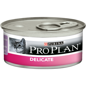 Purina - Alimento per gatti - Pro Plan Delicate Mousse con Tacchino 85gr