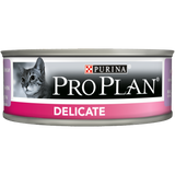 Purina - Alimento per gatti - Pro Plan Delicate Mousse con Tacchino 85gr