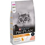 Purina - Alimento per gatti - Pro Plan Elegant Gatto Crocchette ricco in salmone 1,5kg