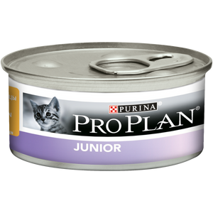 Purina - Alimento per gatti - Pro Plan Mousse Junior con Pollo 85gr