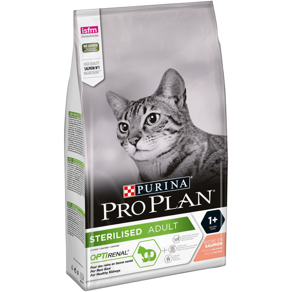 Purina - Alimento per gatti - Pro Plan Sterilized Optirenal gatto ricco in salmone Purina 1,5kg
