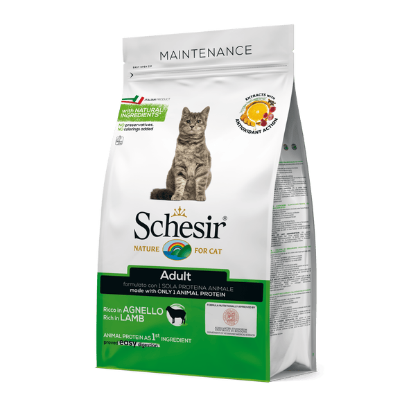 Schesir - Alimento per gatti - Mantenimento ricco in agnello