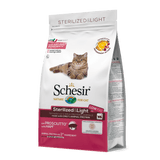 Schesir - Alimento per gatti - Sterilized & light con prosciutto