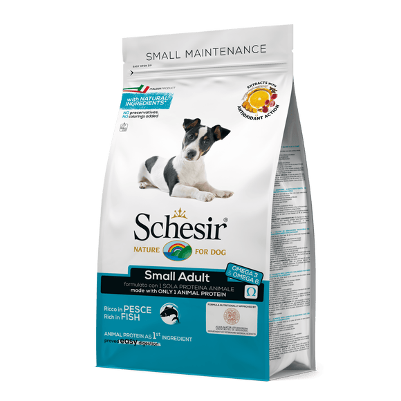 Schesir - Alimento per cani - Small Adult Mantenimento ricco in pesce