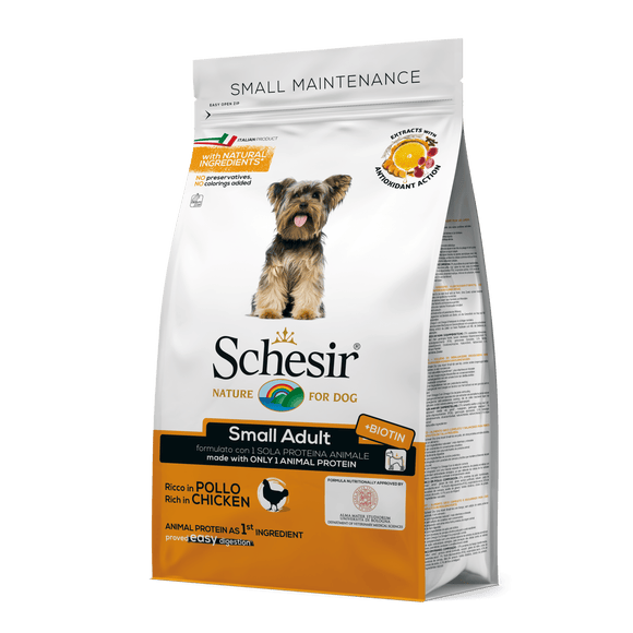Schesir - Alimento per cani - Small Adult Mantenimento ricco in pollo
