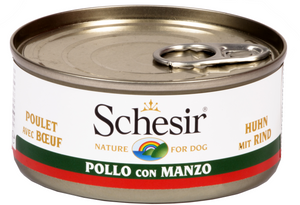 Schesir - Alimento per cani - Filetti di pollo con manzo 150gr