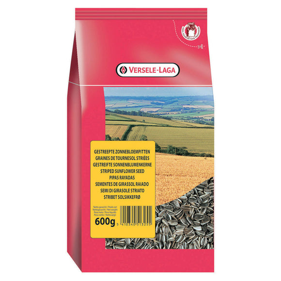 Versele Laga - Alimento per uccelli - Semi di Girasole Piccolo Striato 600gr