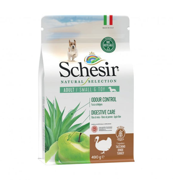 Schesir - Alimento per cani - Natural Selection Small & Toy con Tacchino
