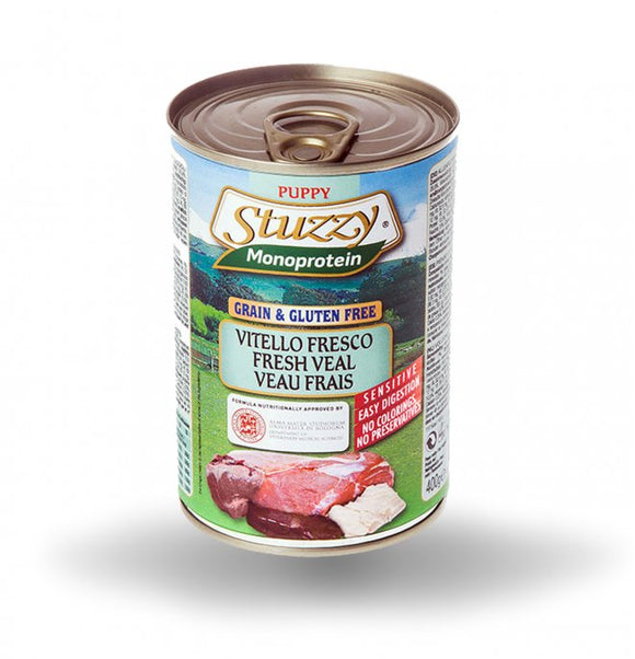 Stuzzy - Alimento per cani - Monoprotein Puppy al vitello fresco 400gr