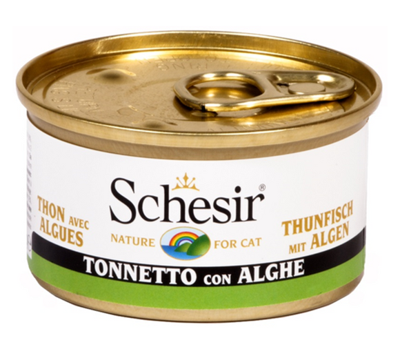 Schesir - Alimento per gatti - Tonnetto con alghe 85gr