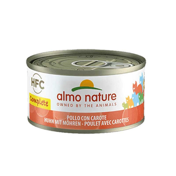 Almo Nature - Alimento per gatti - HFC Complete Pollo con Carote per Gatti 70gr