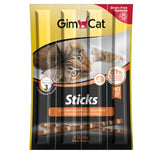 GimCat - Alimento per gatti - Sticks + gusti 4pz