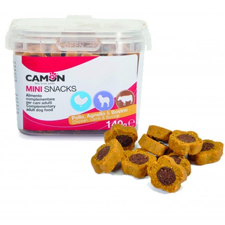 Camon - Articolo per cani - Mini Treats&Snacks Duo Stars 140gr