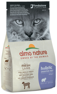 Almo Nature - Alimento per gatti - Holistic Digestive Help con Agnello Fresco 400gr/2kg