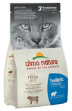 Almo Nature - Alimento per gatti - Holistic Sterilised con Manzo e Salmone Fresco 400gr/2kg