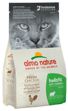 Almo Nature - Alimento per gatti - Holistic Anti-hairball con Salmone e Pollo Fresco 400gr/2kg