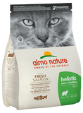 Almo Nature - Alimento per gatti - Holistic Anti-hairball con Salmone e Pollo Fresco 400gr/2kg