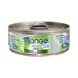 Monge - Alimento per gatti - JELLY CON TONNO/SURIMI 80gr