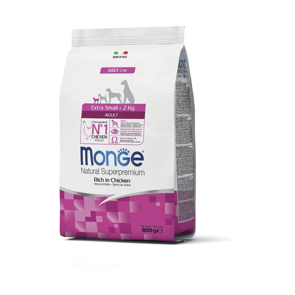 Monge - Alimento per cani - Natural Extra small Adult 800gr