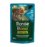 Monge - Alimento per gatti - BWILD Sterilized  + gusti da 85gr