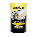 GimCat - Alimento per gatti - Nutri Pockets con Formaggio e Taurina 60gr